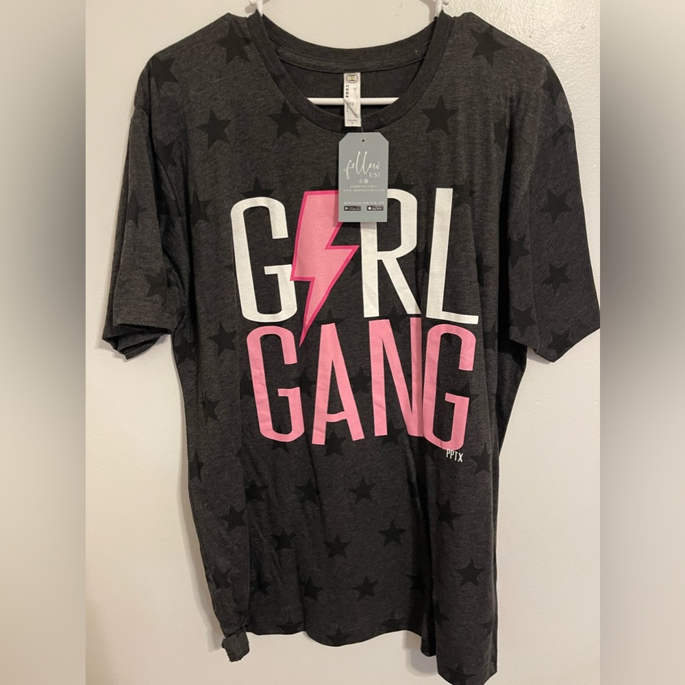 Boutique unisex fit L “Girl Gang” top